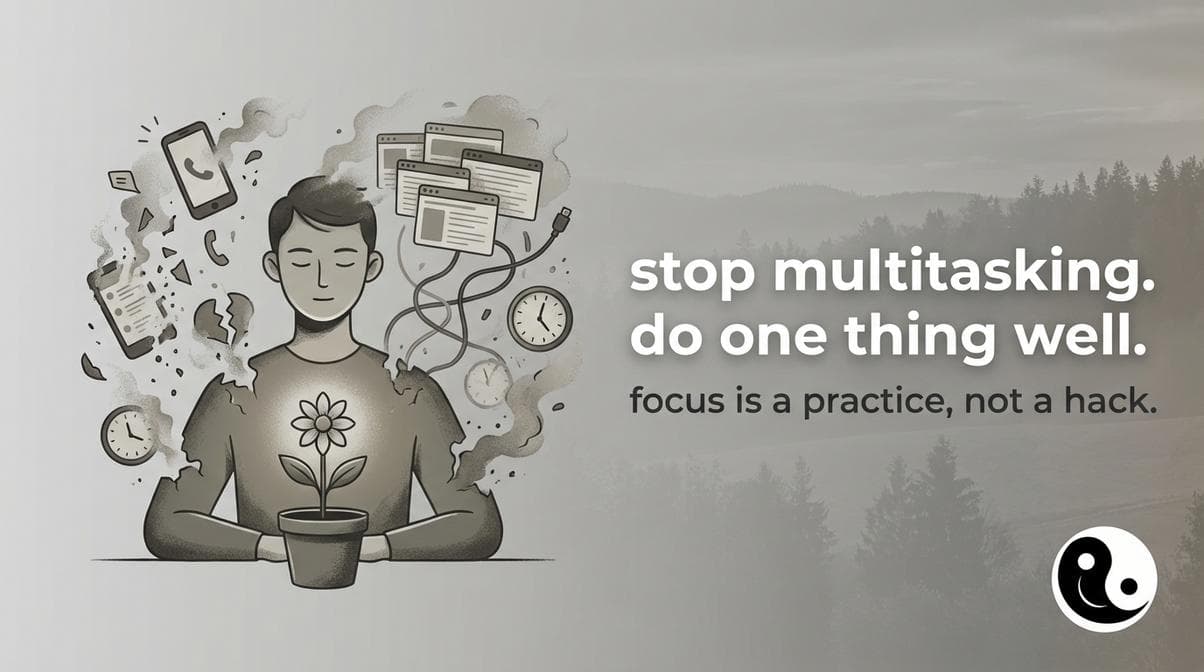 eliminate multitasking