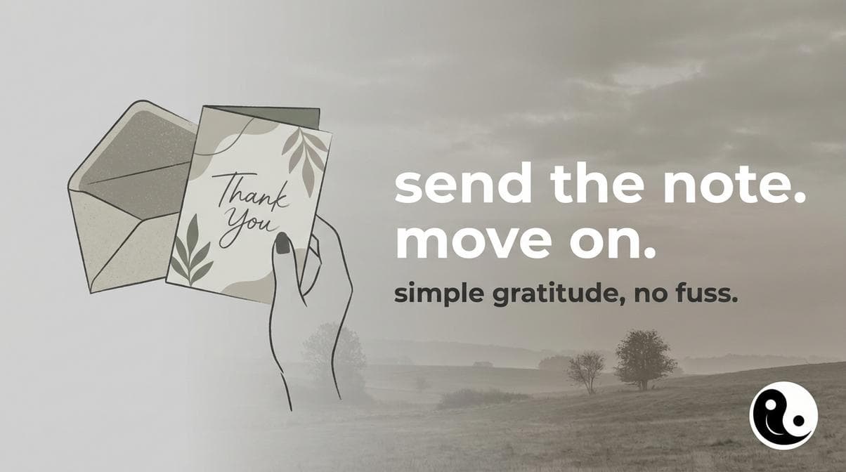 send a thank you note