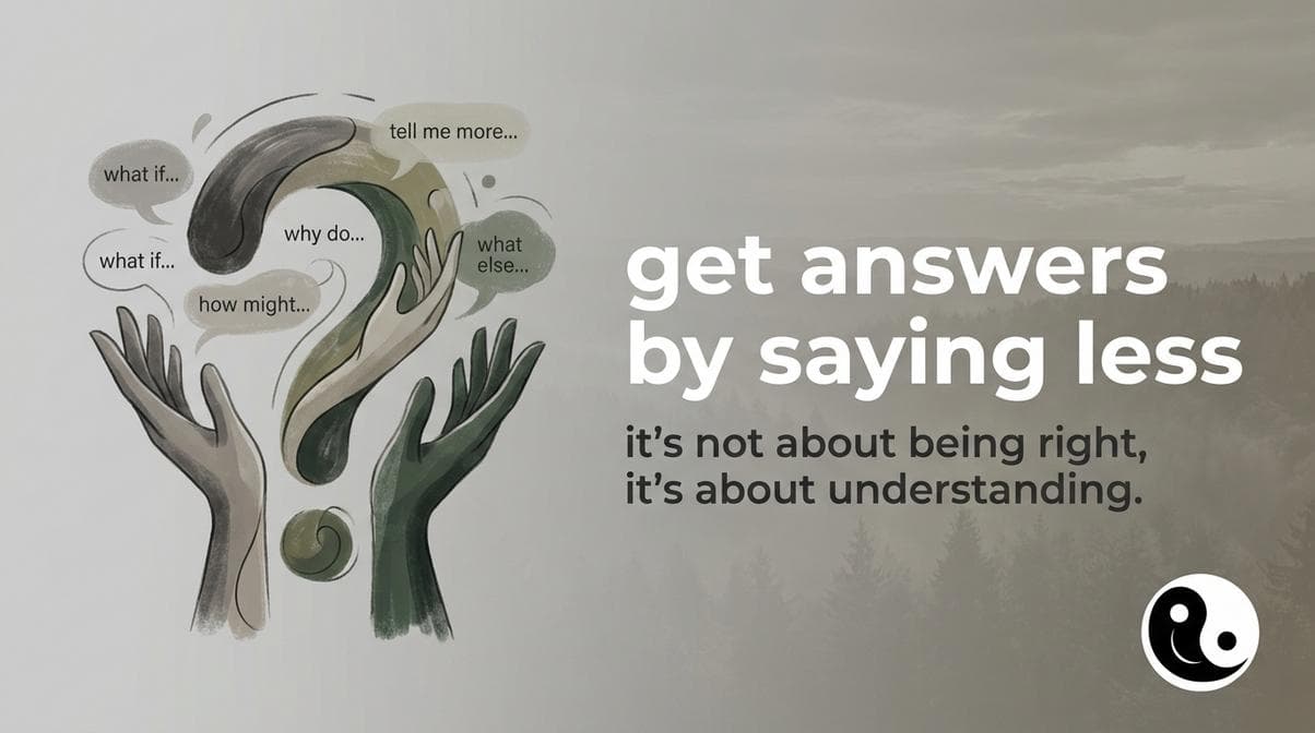 ask open ended questions