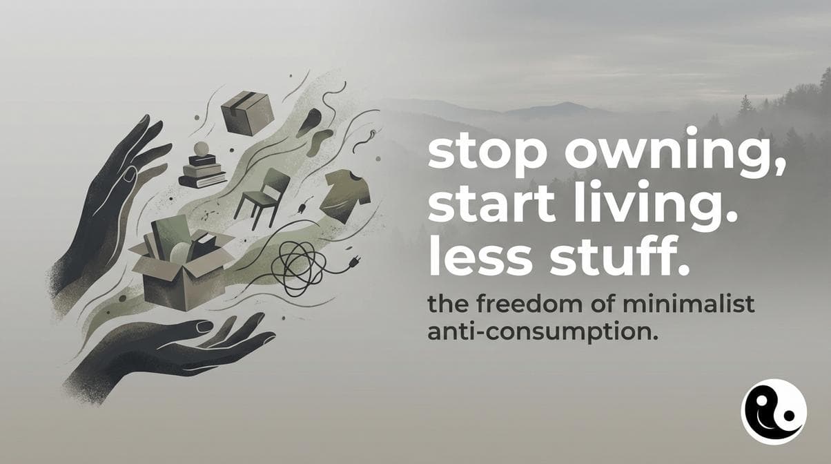 eliminate material possessions