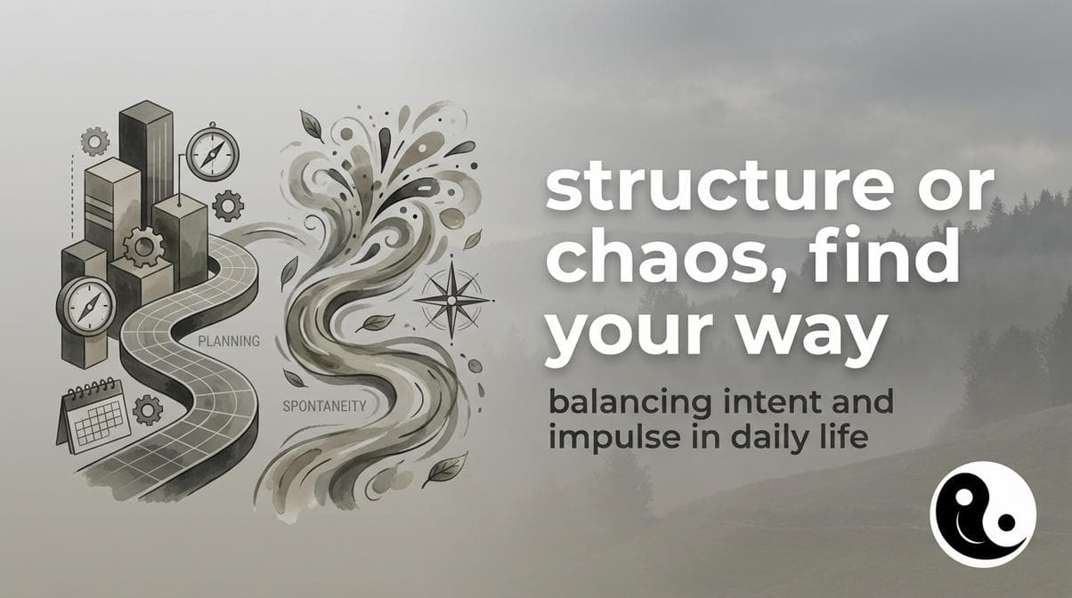 planning vs spontaneity