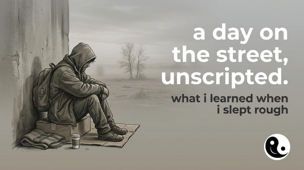 try being homeless for a day