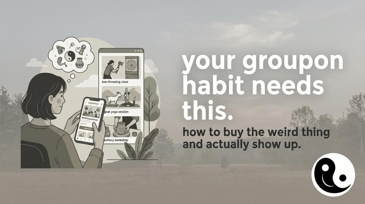 try something weird on groupon